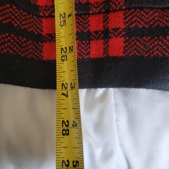 Vintage Hampshire Studios Women 2X Red Black Checkered Jacket Pockets MCM Style - Picture 9 of 11